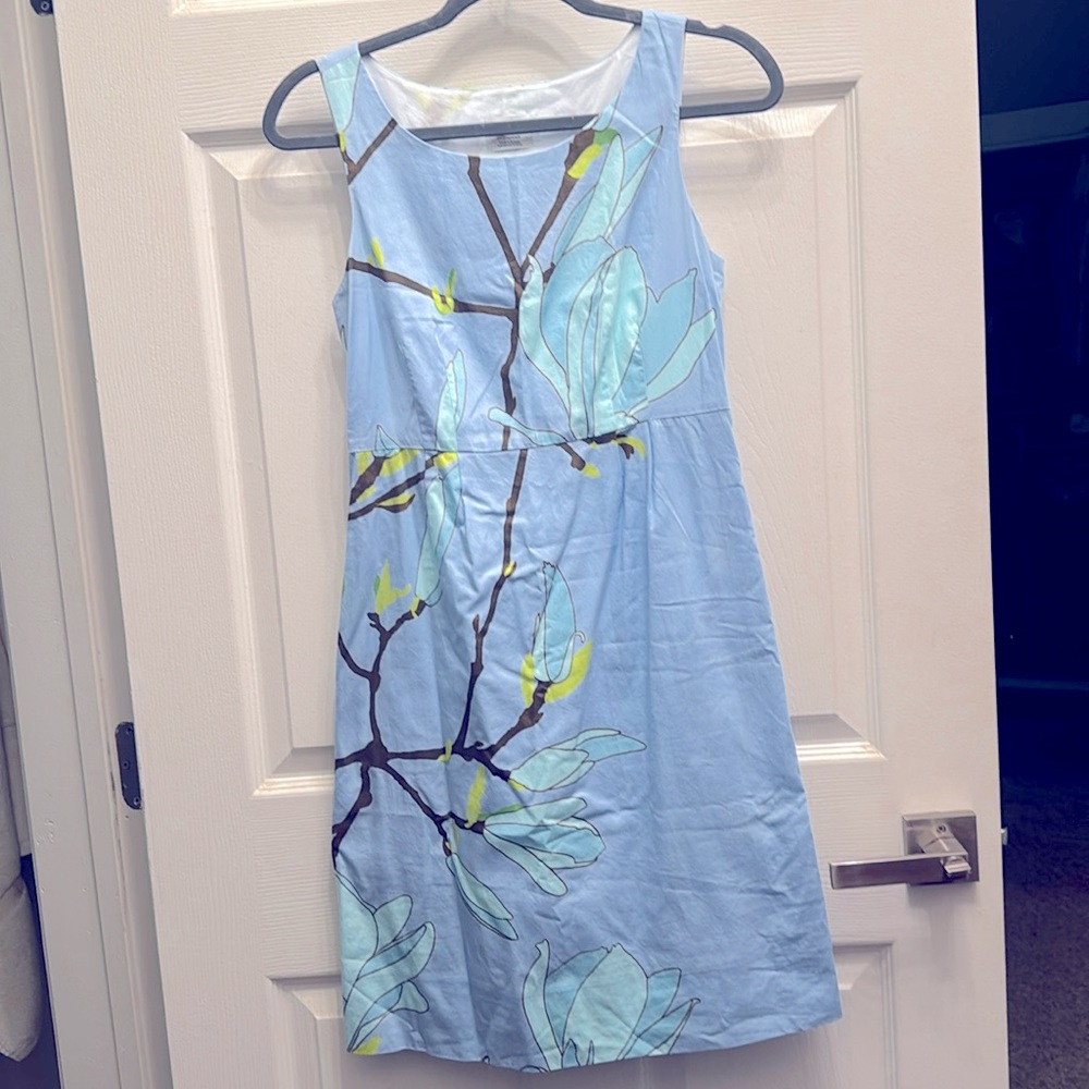 Marimekko for Anthropologie Blooming Branches Cotton Floral Dress
